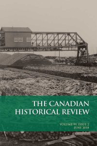Canadian Historical Review Volume 99 Issue 2 Cover
