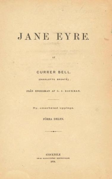 Image of manuscript Jane Eyre by Charlotte Bronte