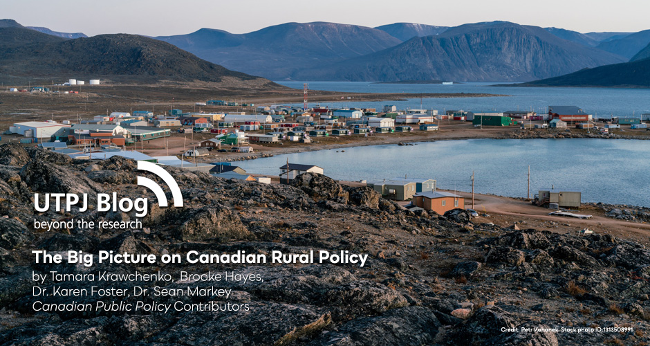 Post image for The Big Picture on Canadian Rural Policy